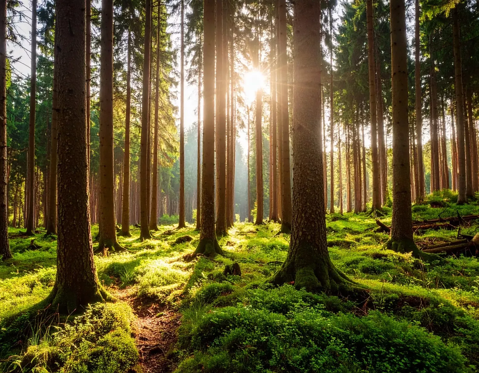Background image of forest